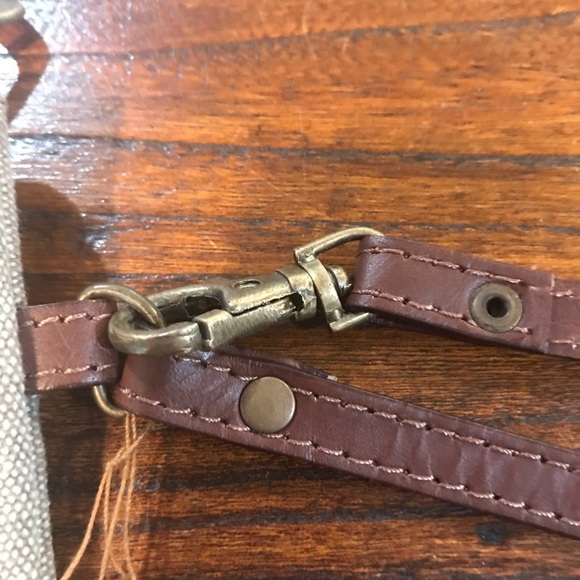 👜Double Sided Canvas Wristlet - Picture 4 of 6